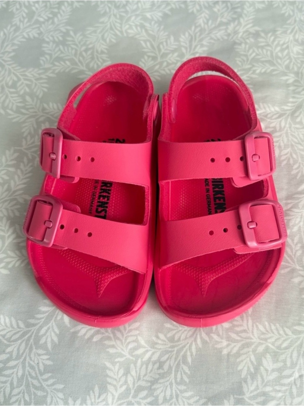 Kids Pink Birkenstock Slide Sandals